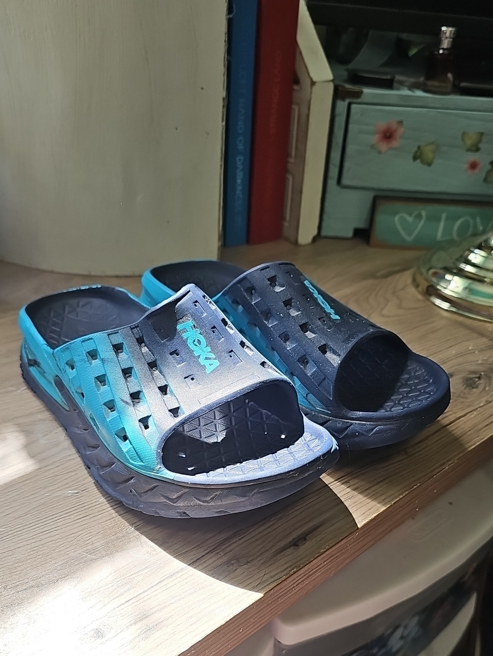 Men's Hoka ORA BlueSlide Sandals SIZE 5 WOMENS 7
